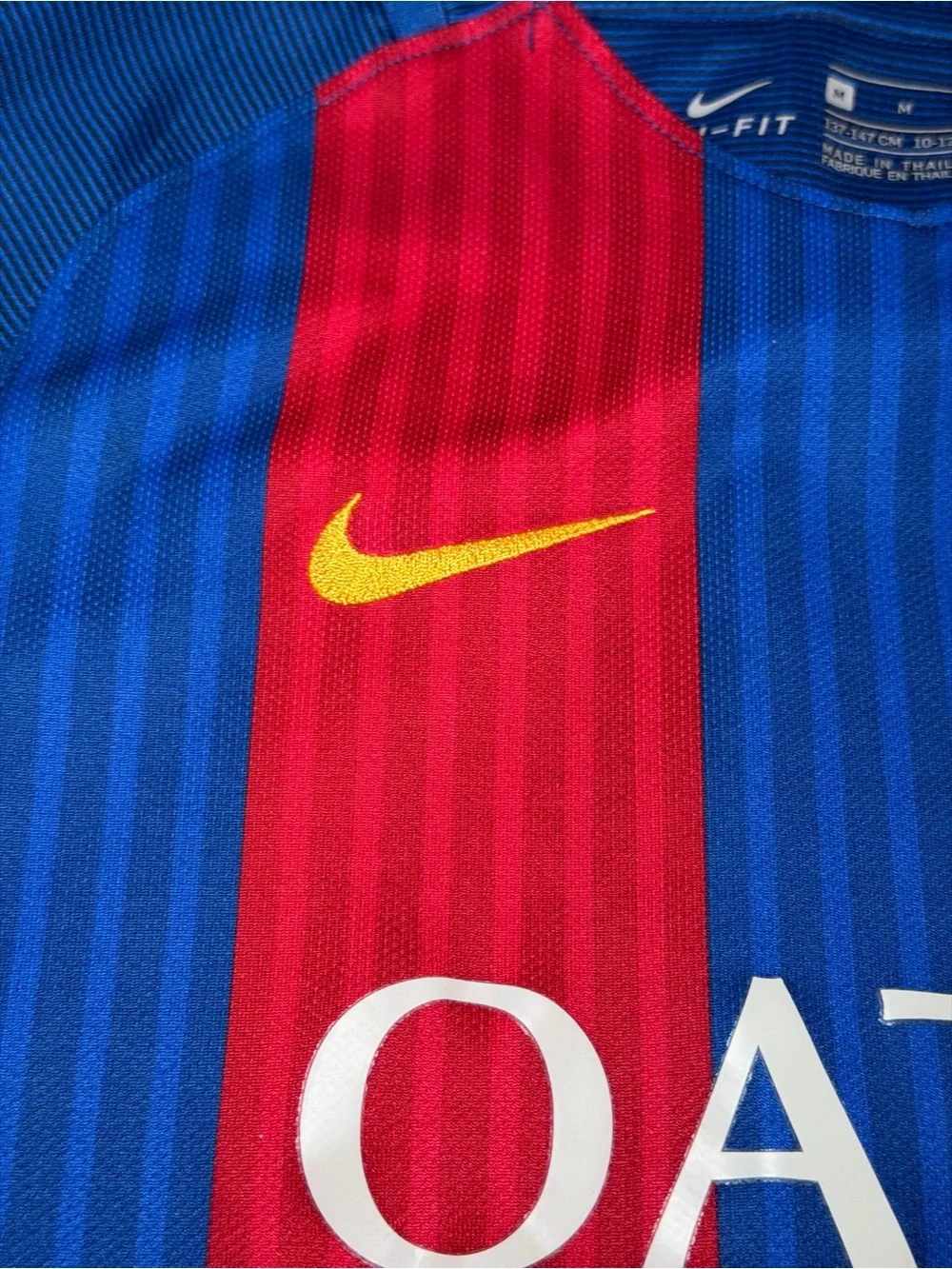 Nike Barcelona Soccer Jersey 2016 Kids Youth Size M